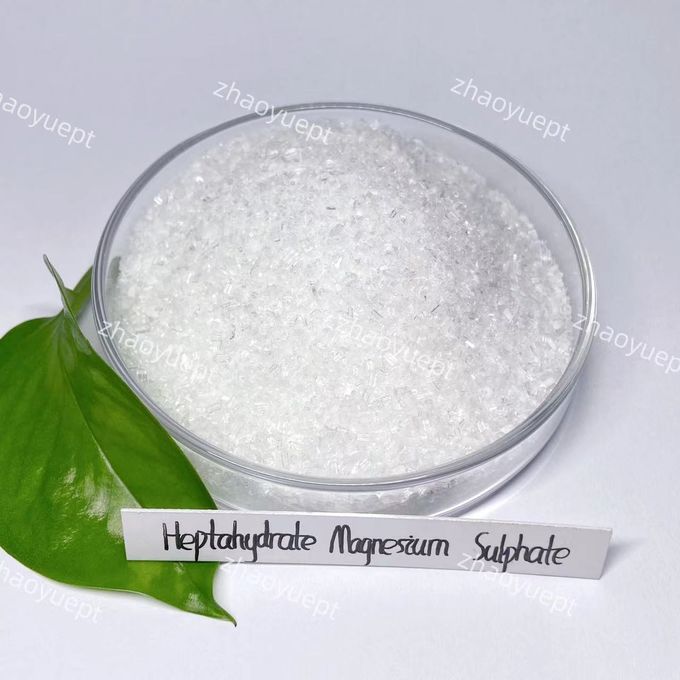 Inorganik Magnesium Sulfat Heptahydrate 99% Min Bahan baku kimia 0