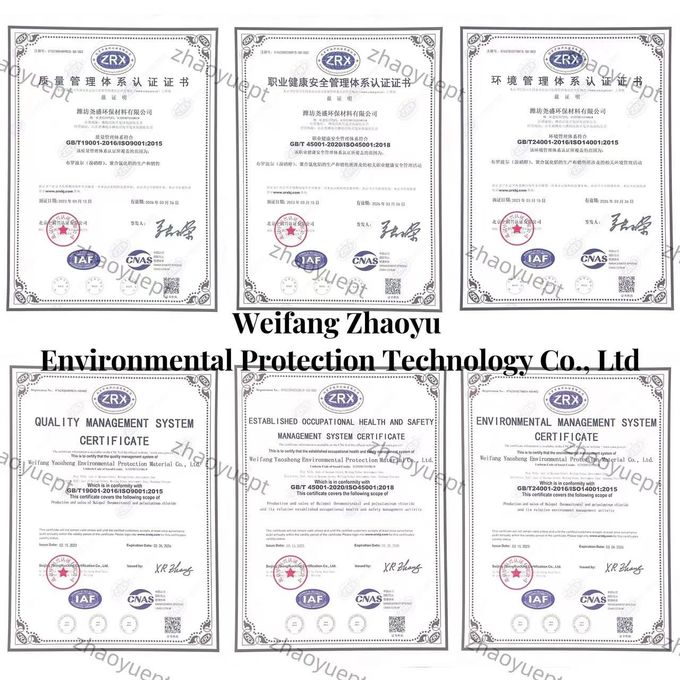 Cina Weifang Zhaoyu Environmental Protection Technology Co., Ltd. Profil Perusahaan 0